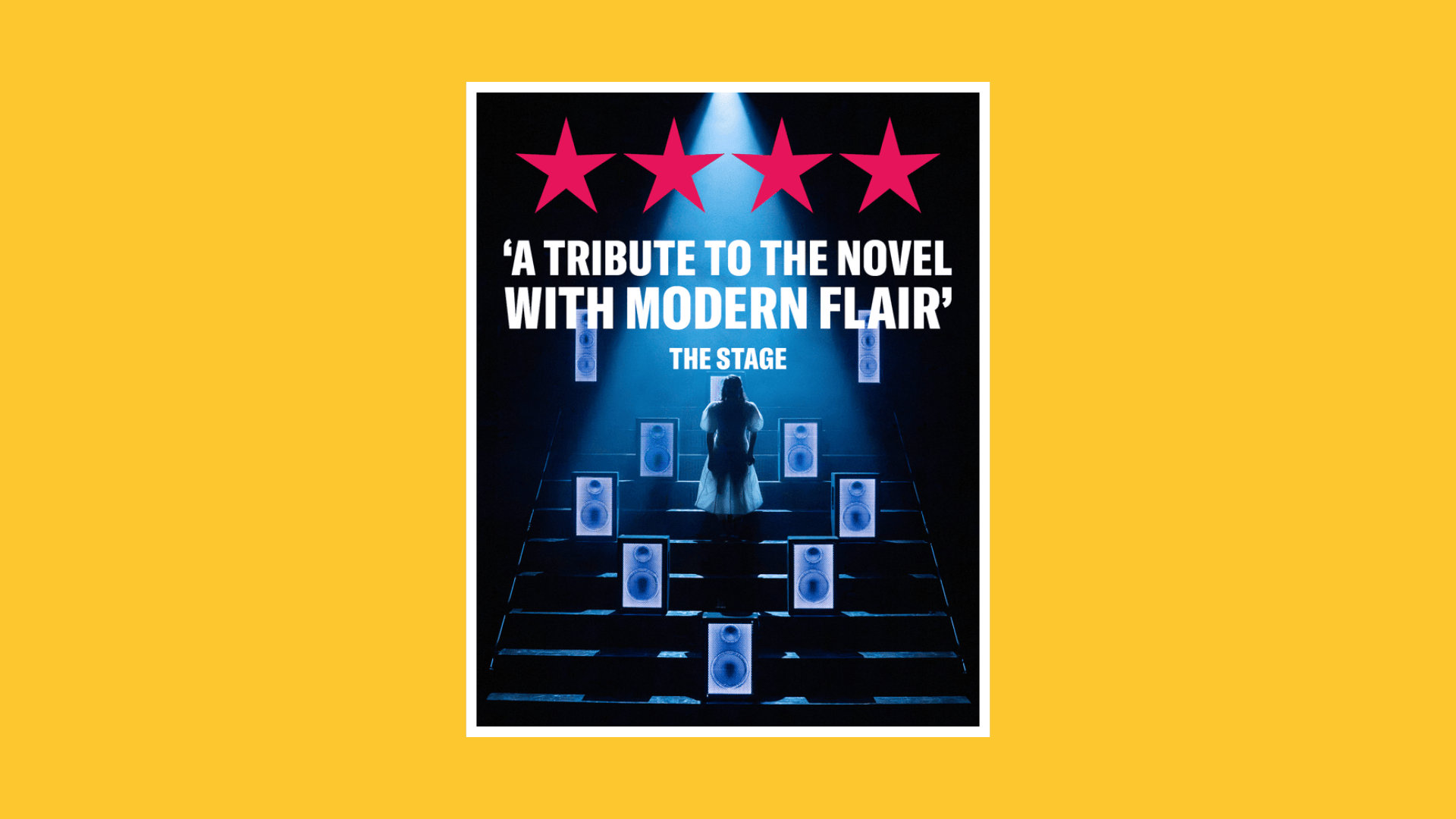 A tribute to the novel with modern flair
