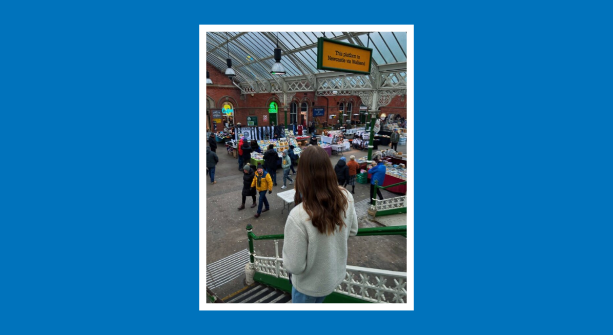 Callum at Tynemouth Market