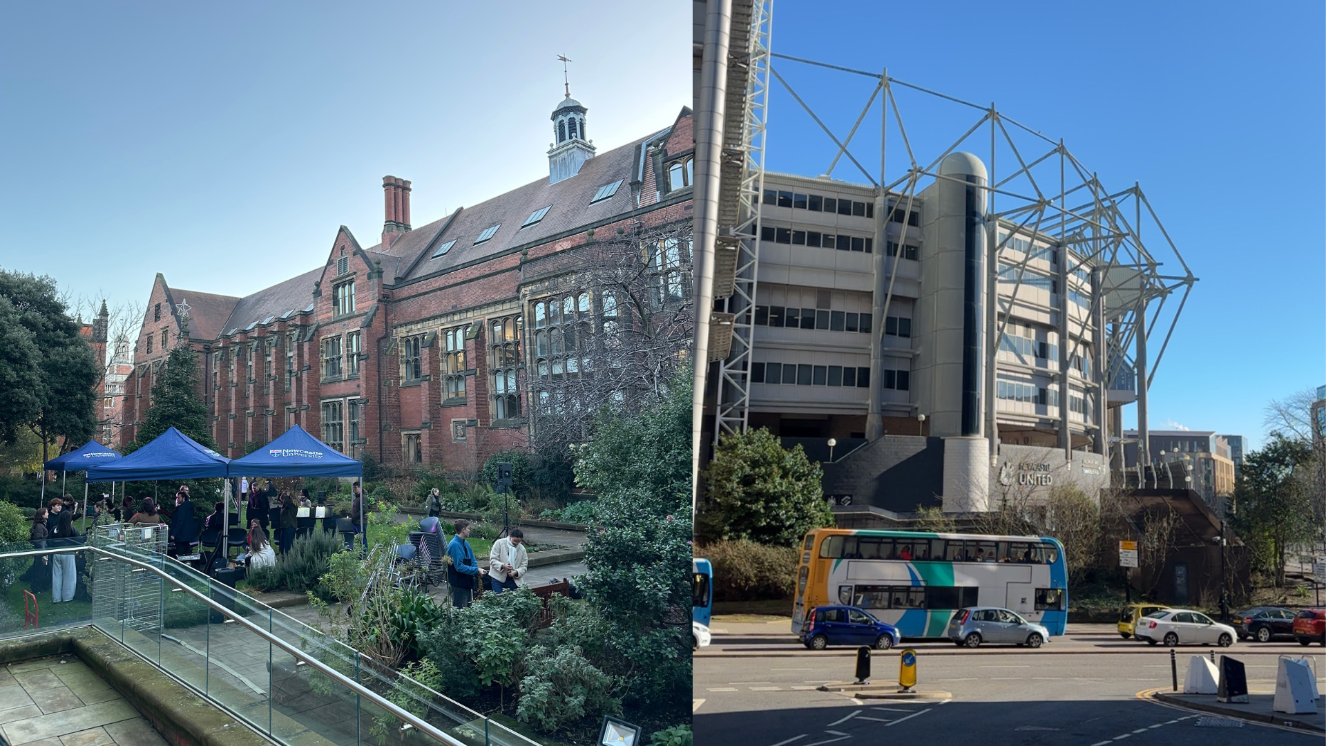 Quad at Open Day, St James' Park
