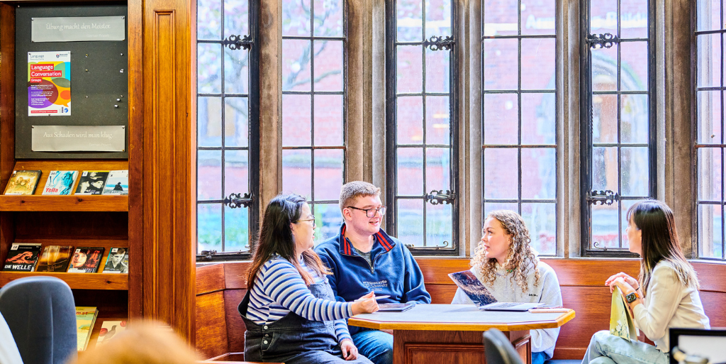 Students in Language Resource Centre