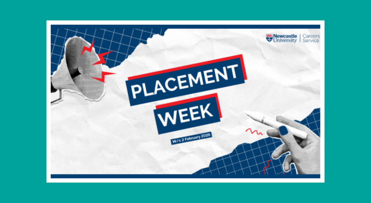 Placement Week promotional graphic with bold text reading “Placement Week” and dates wc 2 February 2026.
