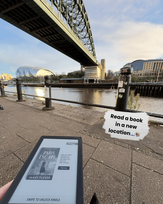 Read a book in a new location