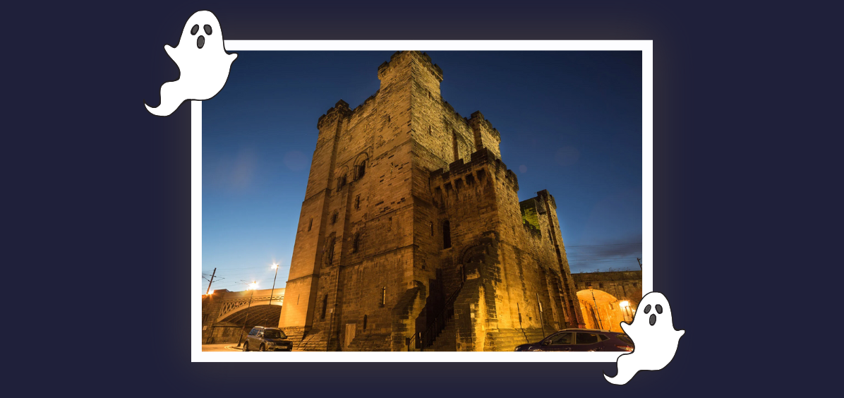 Castle at night time 