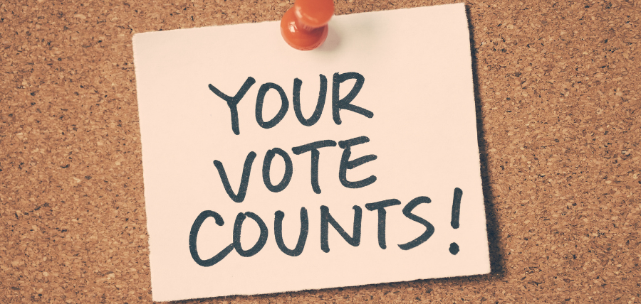 Your vote counts 